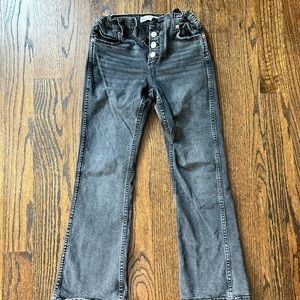 Zara kids jeans for girls.  Black wash denim size 11/12